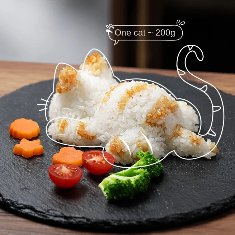 Forma para arroz - Gatinho
