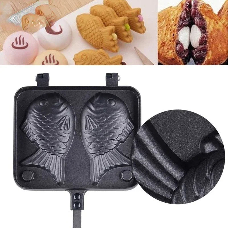 Forma de Waffle Peixinhos