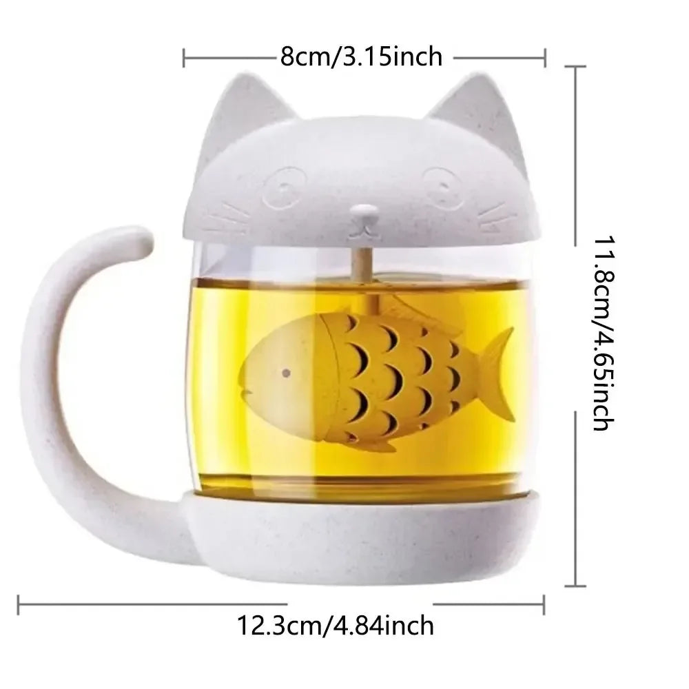 Caneca de chá Cat Fish