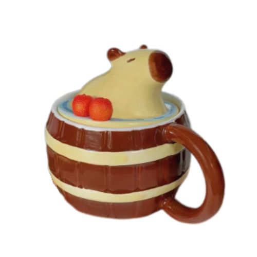 Caneca Capivara - com tampa