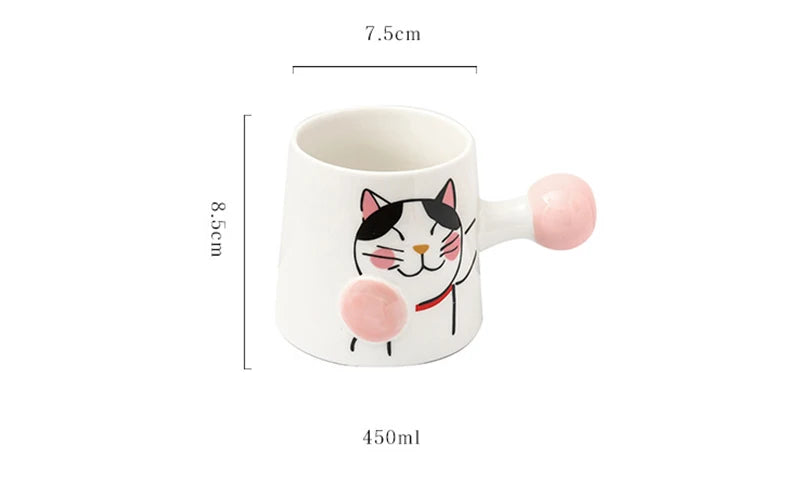 Fighter Cat Mug - 4 Colors available