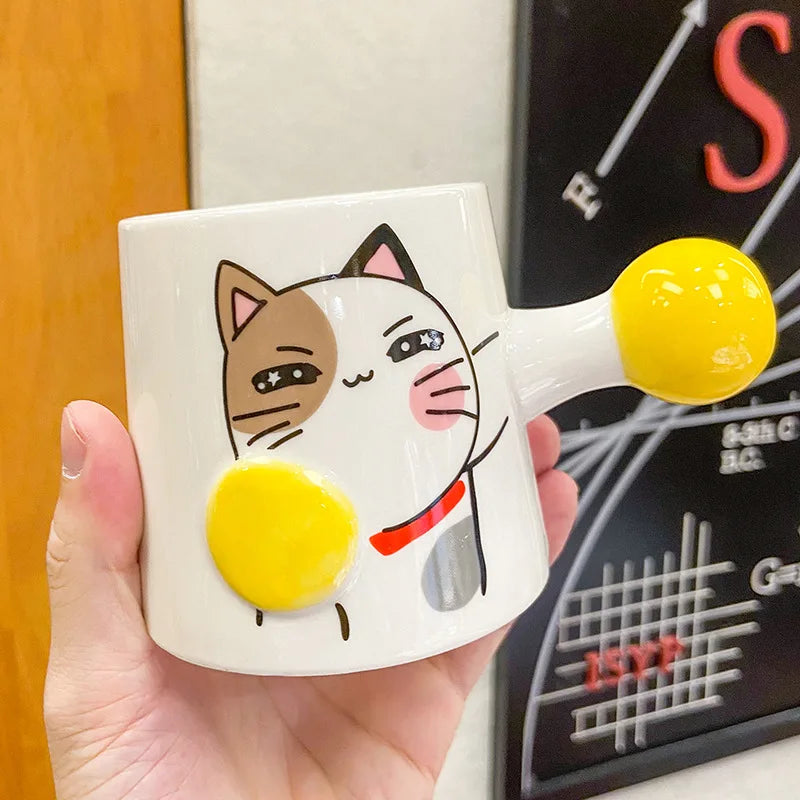 Fighter Cat Mug - 4 Colors available