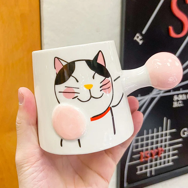 Fighter Cat Mug - 4 Colors available