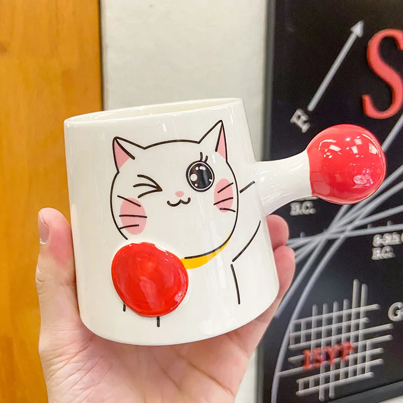 Fighter Cat Mug - 4 Colors available