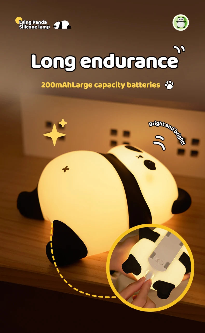 Panda Night Light Rechargeable