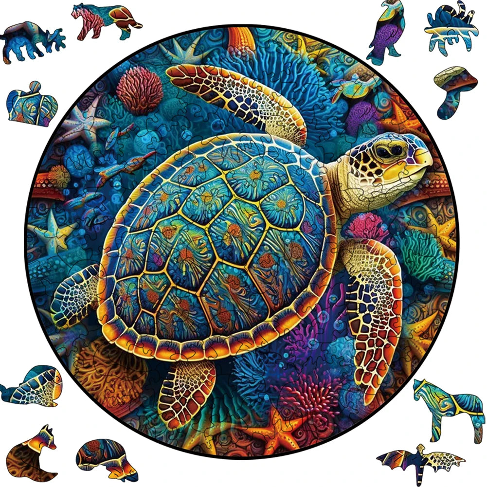 Turtle Puzzle - 3 tamanhos disponíveis