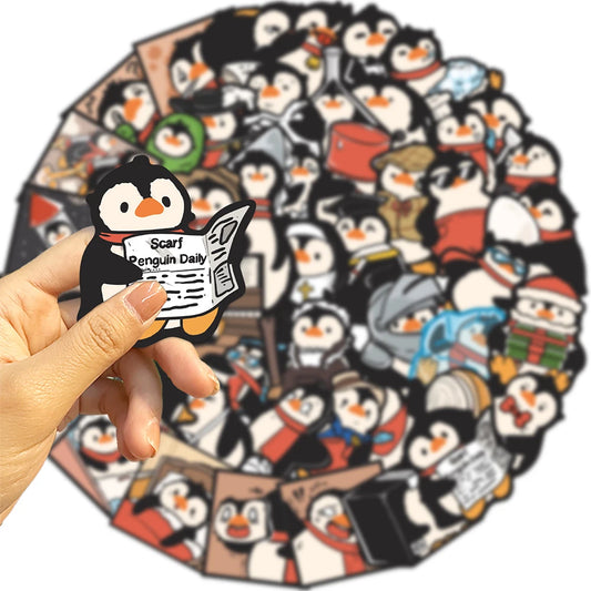 Pinguim Stickers - 10, 30 ou 50 peças