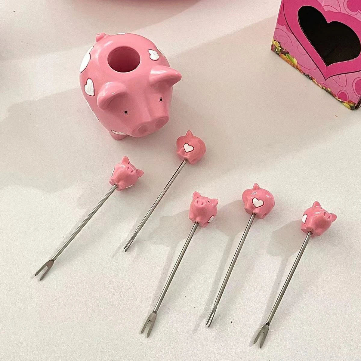 Pig Fruit Forks