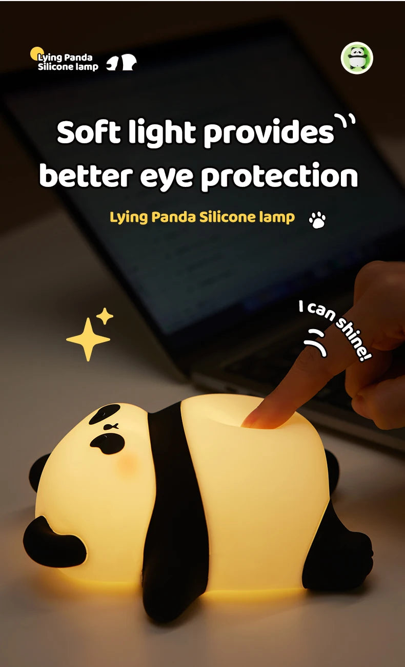 Panda Night Light Rechargeable