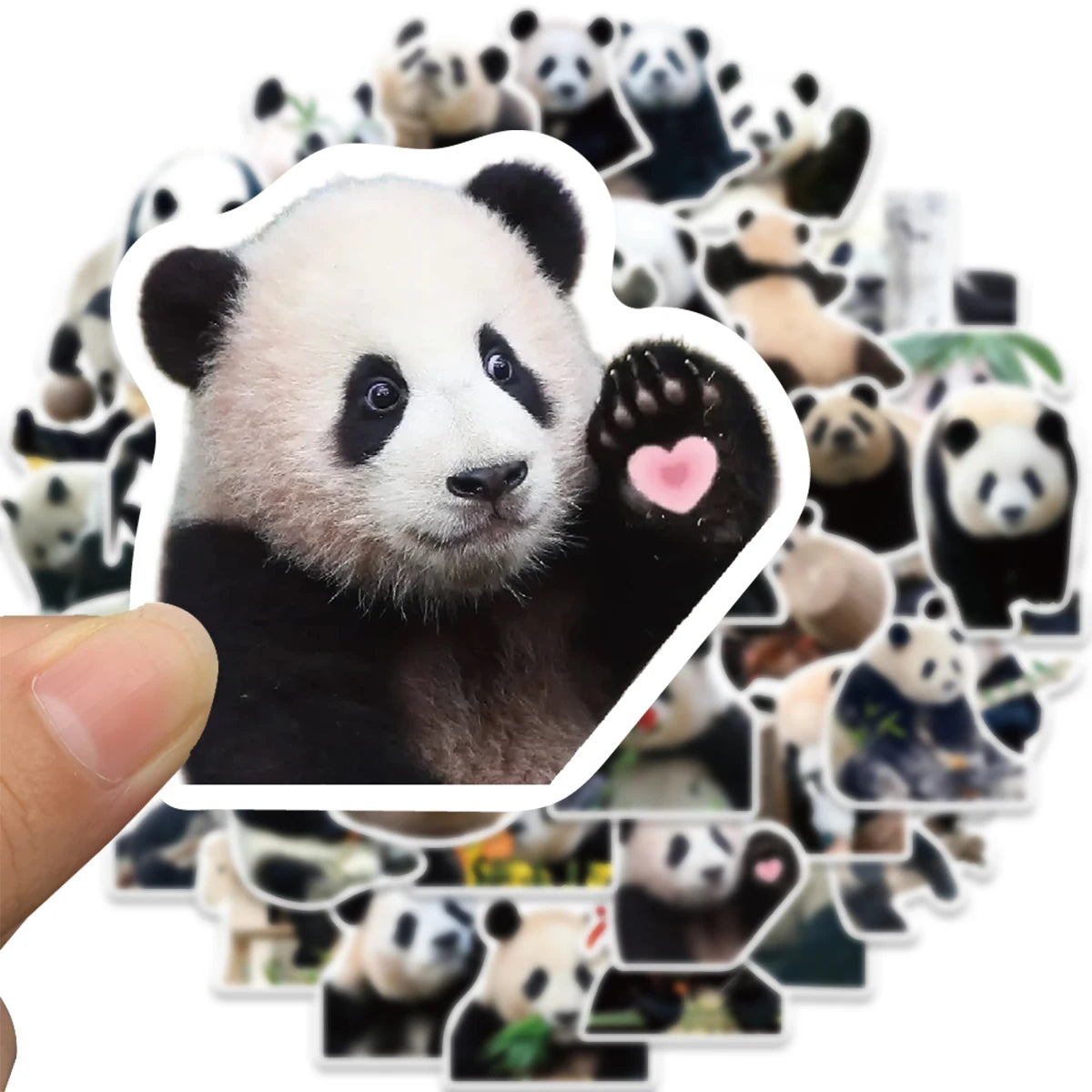 Panda Stickers - 50 peças