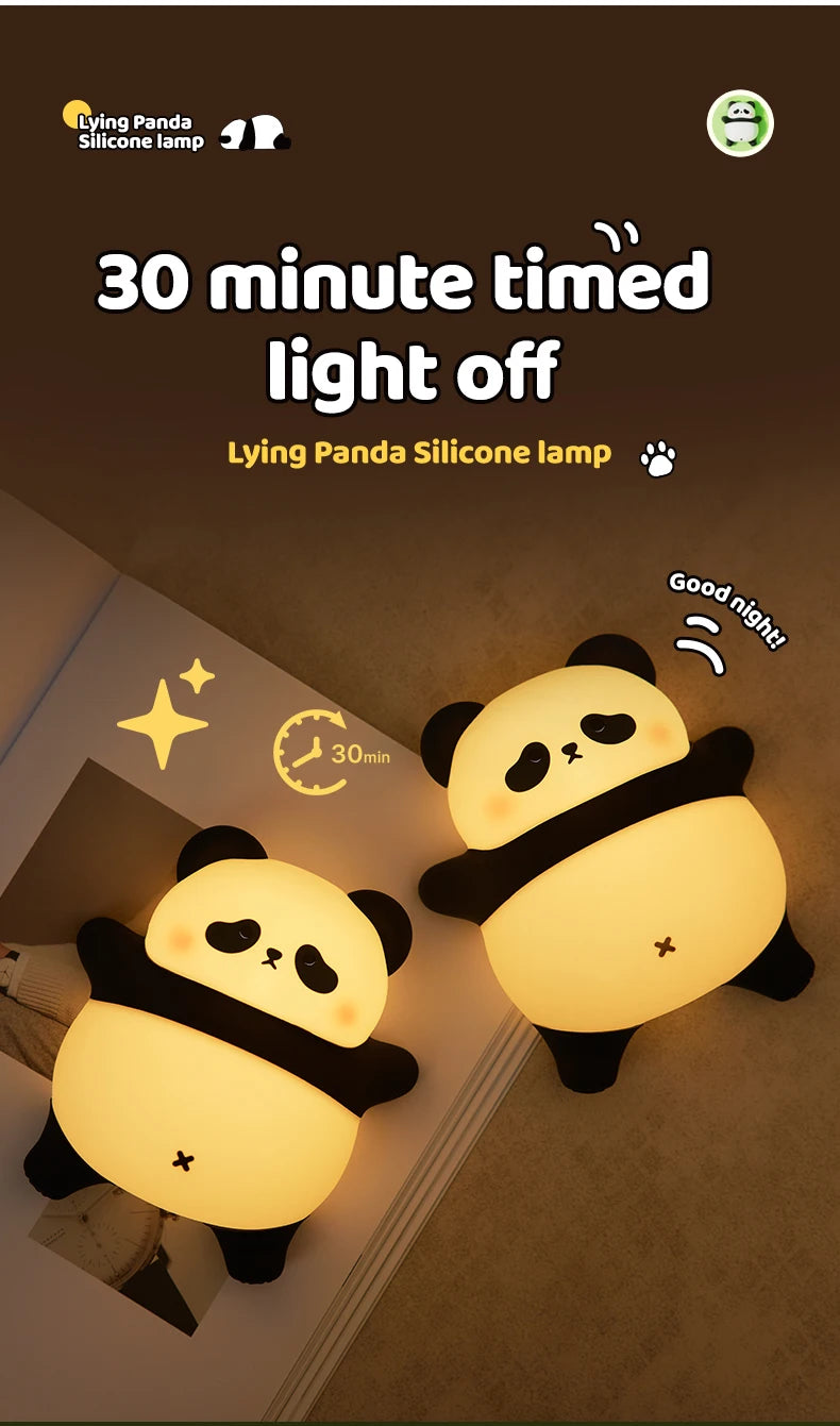 Panda Night Light Rechargeable